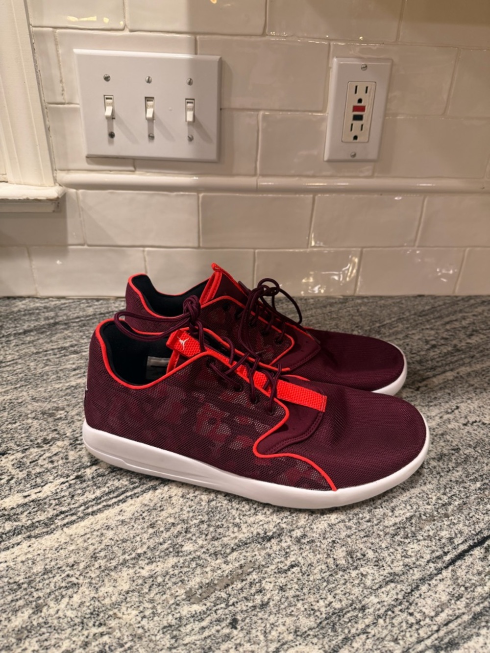 Mens Nike Air Jordan Eclipse Shoes Mens Bordeaux 724010-603 Size 11